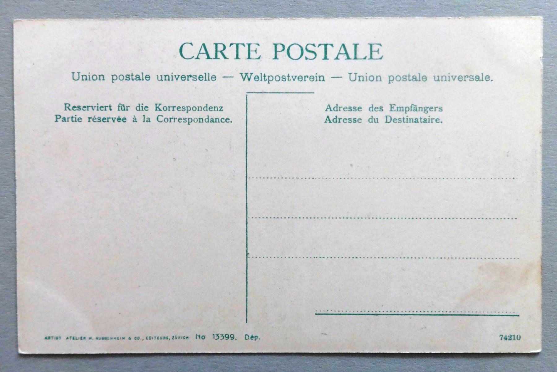 Cartoline postali: Lauterbrunnen - Der Staubbach – Usato da Fétigny venduto da Billy2miny 1