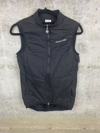Gilet cyclisme Monton noir coupe-vent léger taille XS / Asia
