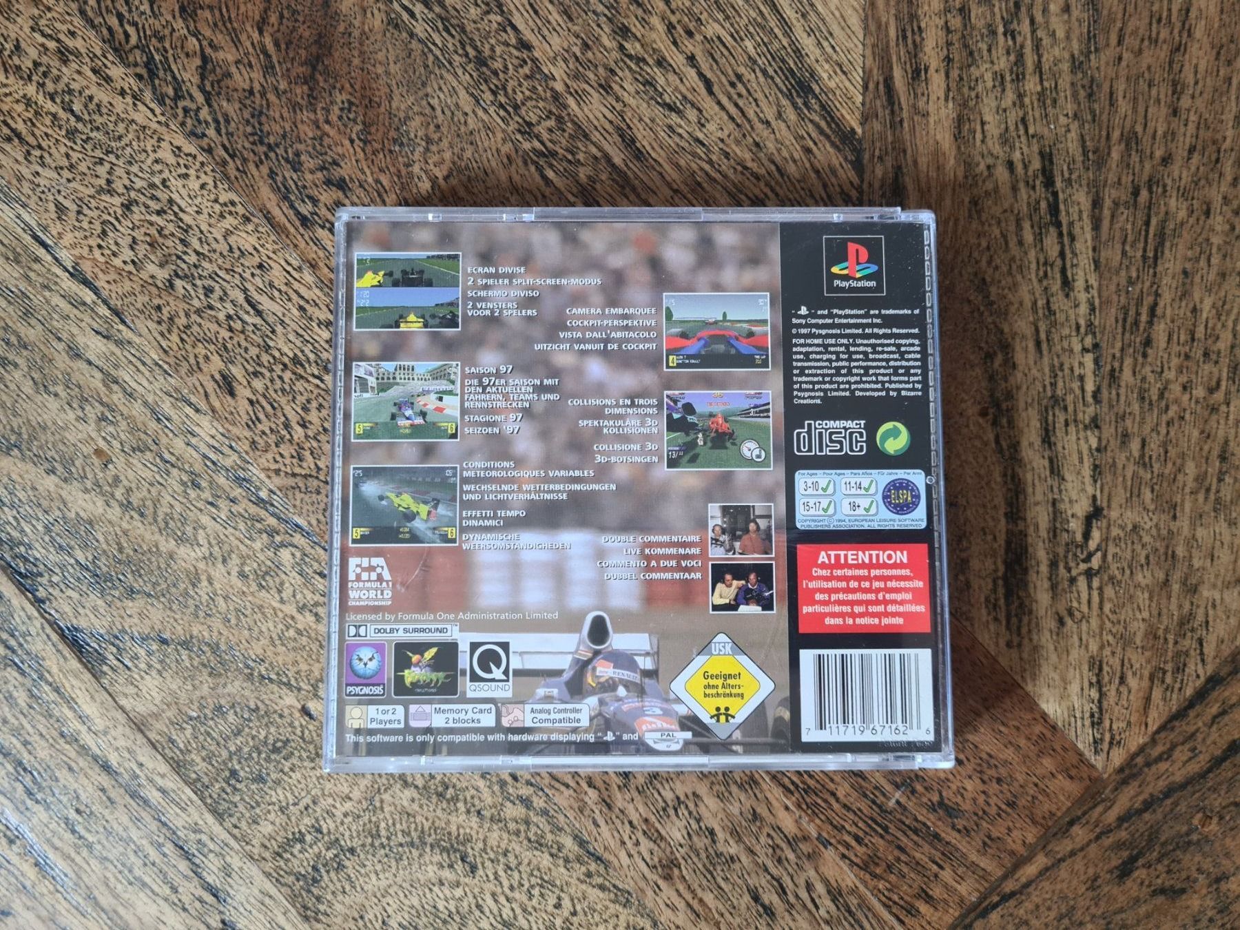 Giochi: Formula 1 97 Playstation 1 PS1 PAL – Usato da Zürich venduto da Wickeddude 1