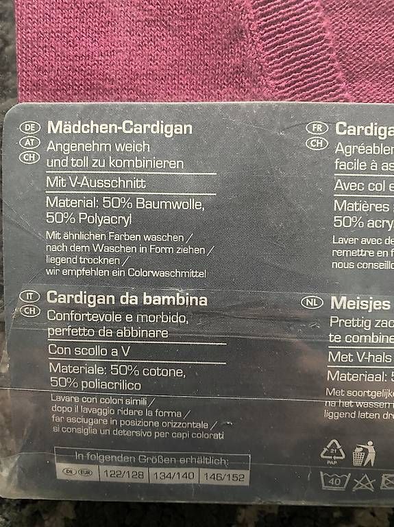 Jacken & Mäntel: Mädchen- Cardigan Grösse 146/152 / Neu – Gebraucht aus Trübbach von alf_5fpf 4