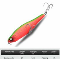 Wobbler Bearking Black Powder 87 schwimmend 87mm 9g