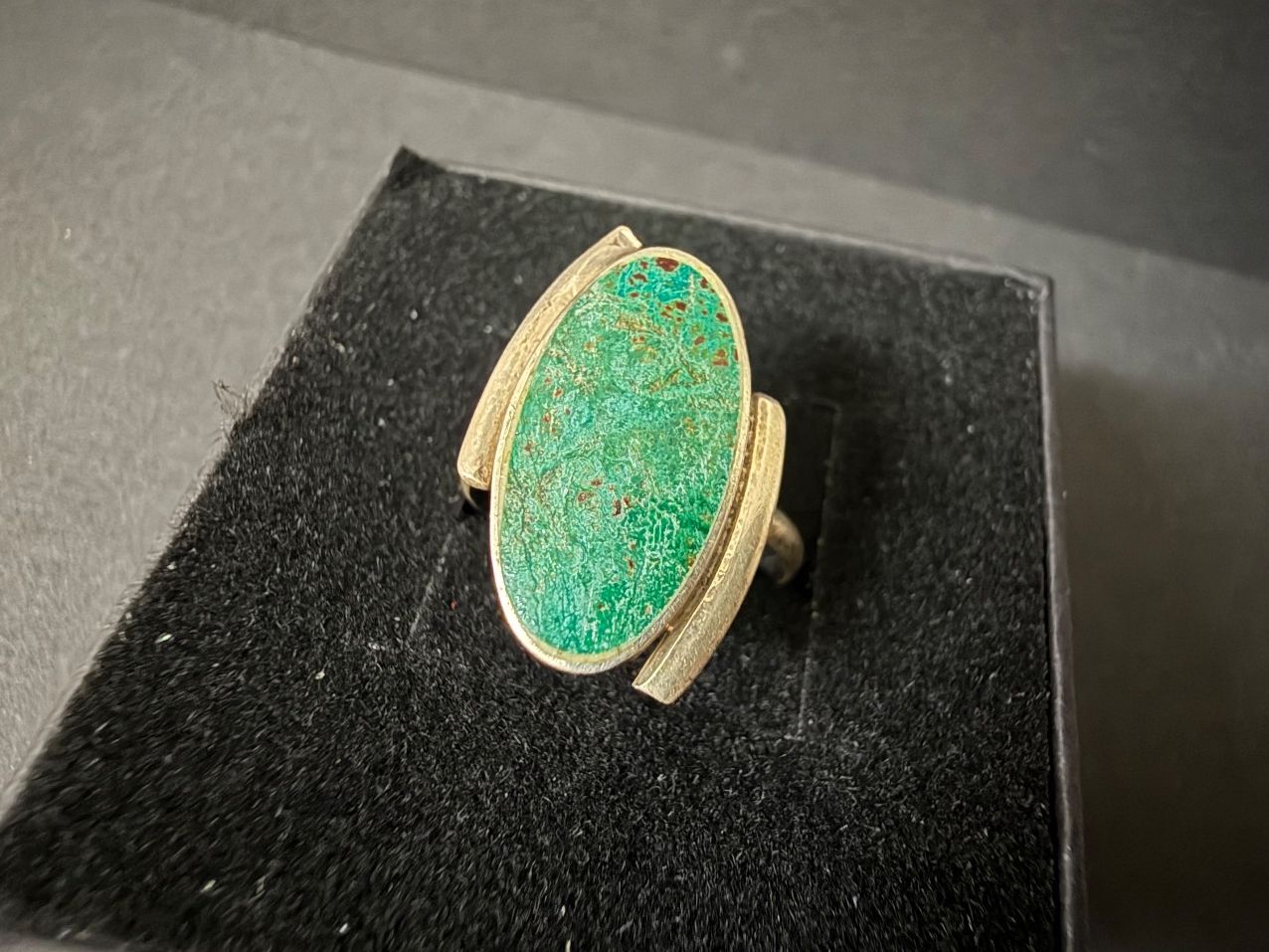 Anelli: Silber Ring mit Azurith 925 – Usato da Spiegel b. Bern venduto da Rogger72