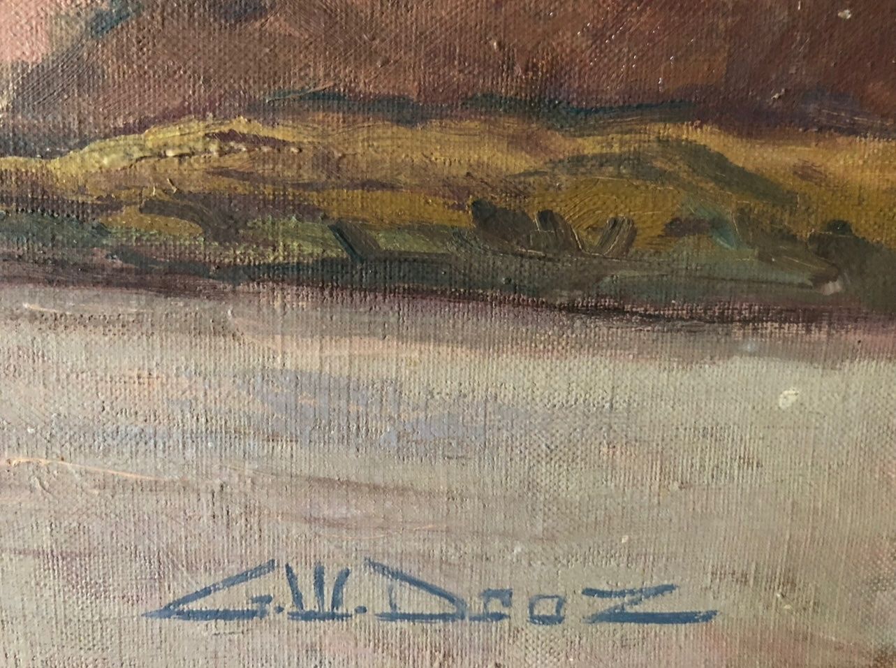 Gemälde: Droz Georges William (1879-?) – Gebraucht aus Grosshöchstetten von Perle1951 3