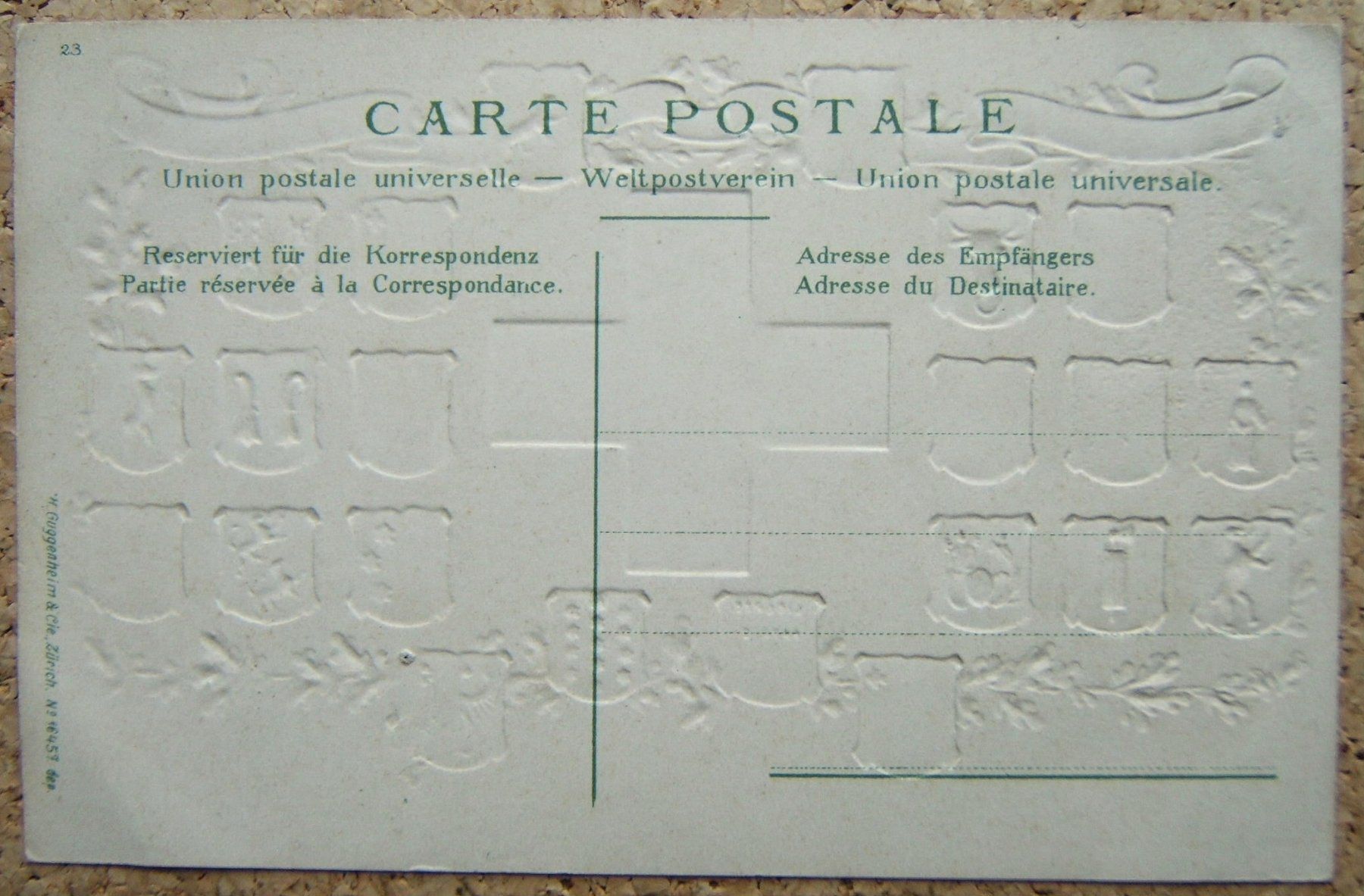 Cartoline postali: PRÄGE-AK SCHWEIZER KREUZ UND KANTONSWAPPEN – Nuovo (secondo la descrizione) da Brunnen venduto da Nonne04 1
