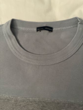 BrandyMelville grey / light blue Cotton t -Shirt