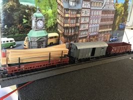 3XMÄRKLIN GÜTERWAGEN SET