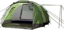 Tunnelzelt Campingzelt 4 Personen grün