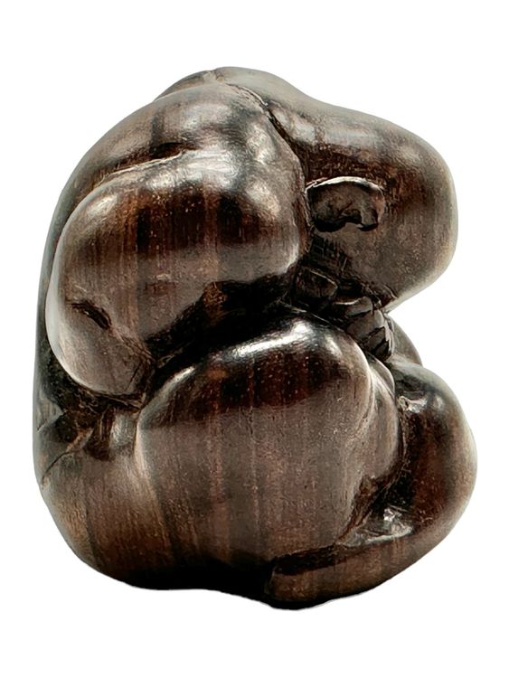 Pic Vert En Bois Sculpté à La Main 16.5 X 6.5 X 24 Cm
