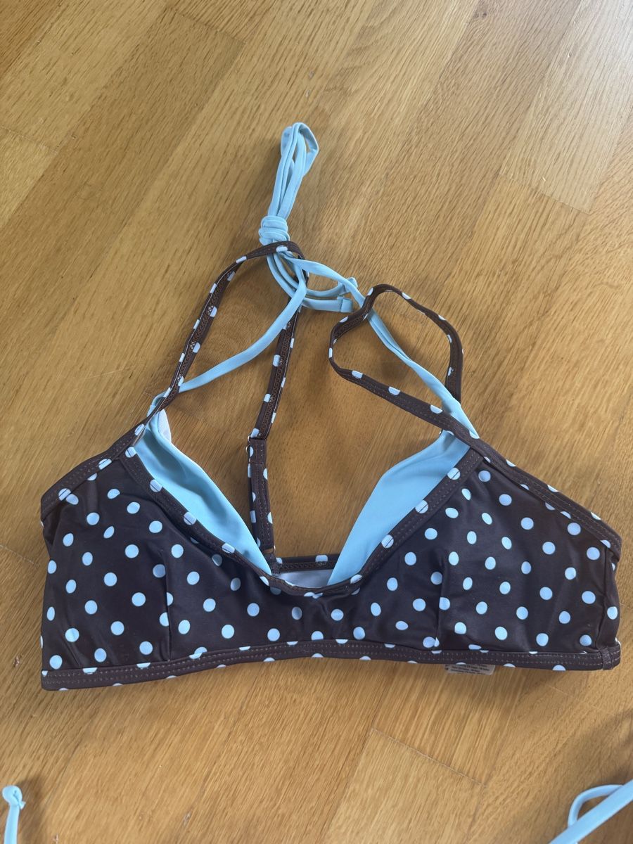 Costumi da bagno & Bikini: Bikini Punkte braun blau Grösse S Neu – Nuovo (secondo la descrizione) da Männedorf venduto da mariadelrocioeberle 2