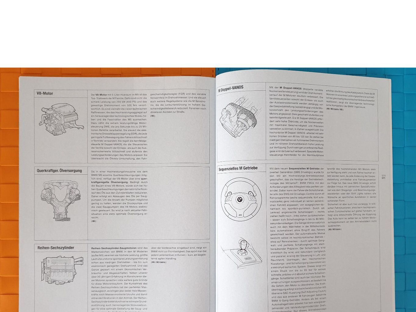 Riviste & Magazine: BMW M3 E46 / M5 E39 - Prospekt / Katalog – Nuovo (secondo la descrizione) da Viganello venduto da CARLiteratur 8
