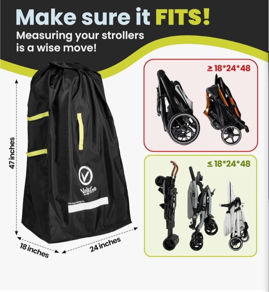 Sacs & sacs à dos: XL Kinderwagon Travel Bag for Double Stroller – D'occasion à Schwerzenbach par ndg_6lnd 3