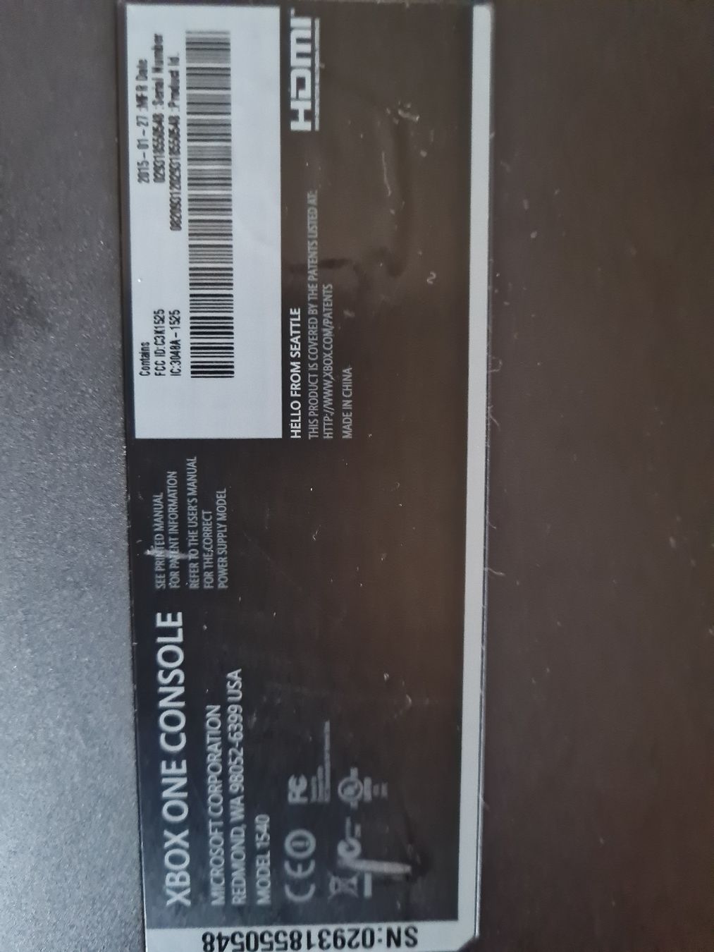 Console: Xbox One - Konsole mit Controller - Top Zustand! – Usato da Münsingen venduto da Cuci31 3