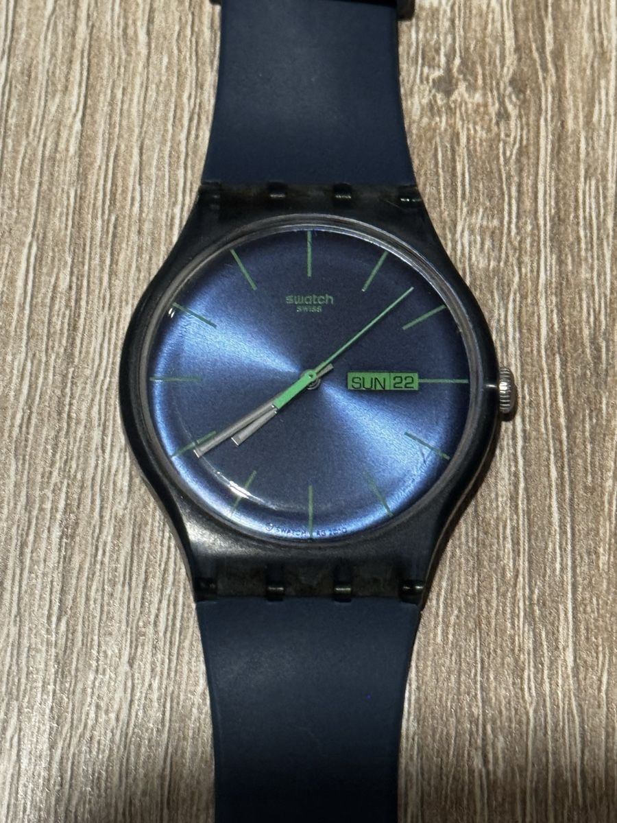 Swatch Uhren: Swatch New Gent blue 41mm – Gebraucht aus Vevey von Eiden77