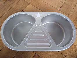 Zewi bébé-jou Waschbecken 2-teilig, Silber