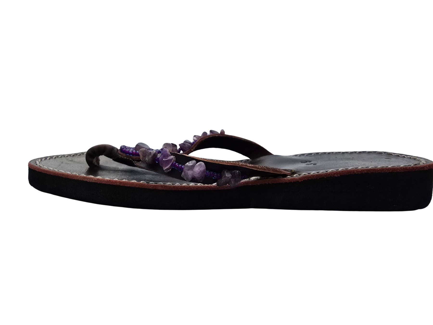 Scarpe da donna: Handgemachte Leder-Sandalen - Violet 39 – Nuovo e nell'imballaggio originale da Brione s. Minusio venduto da Littleninja 2
