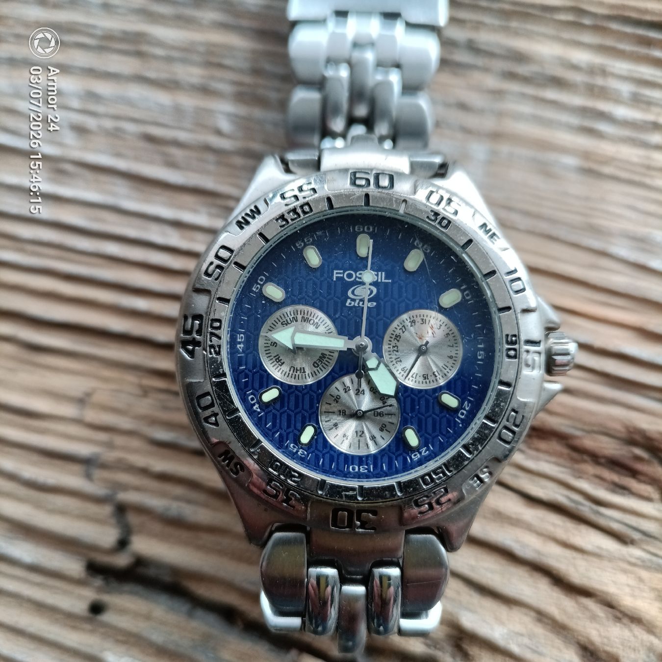 Fossil Orologi: Armbanduhr Fossil blue – Usato da Emmen venduto da Mocck 2