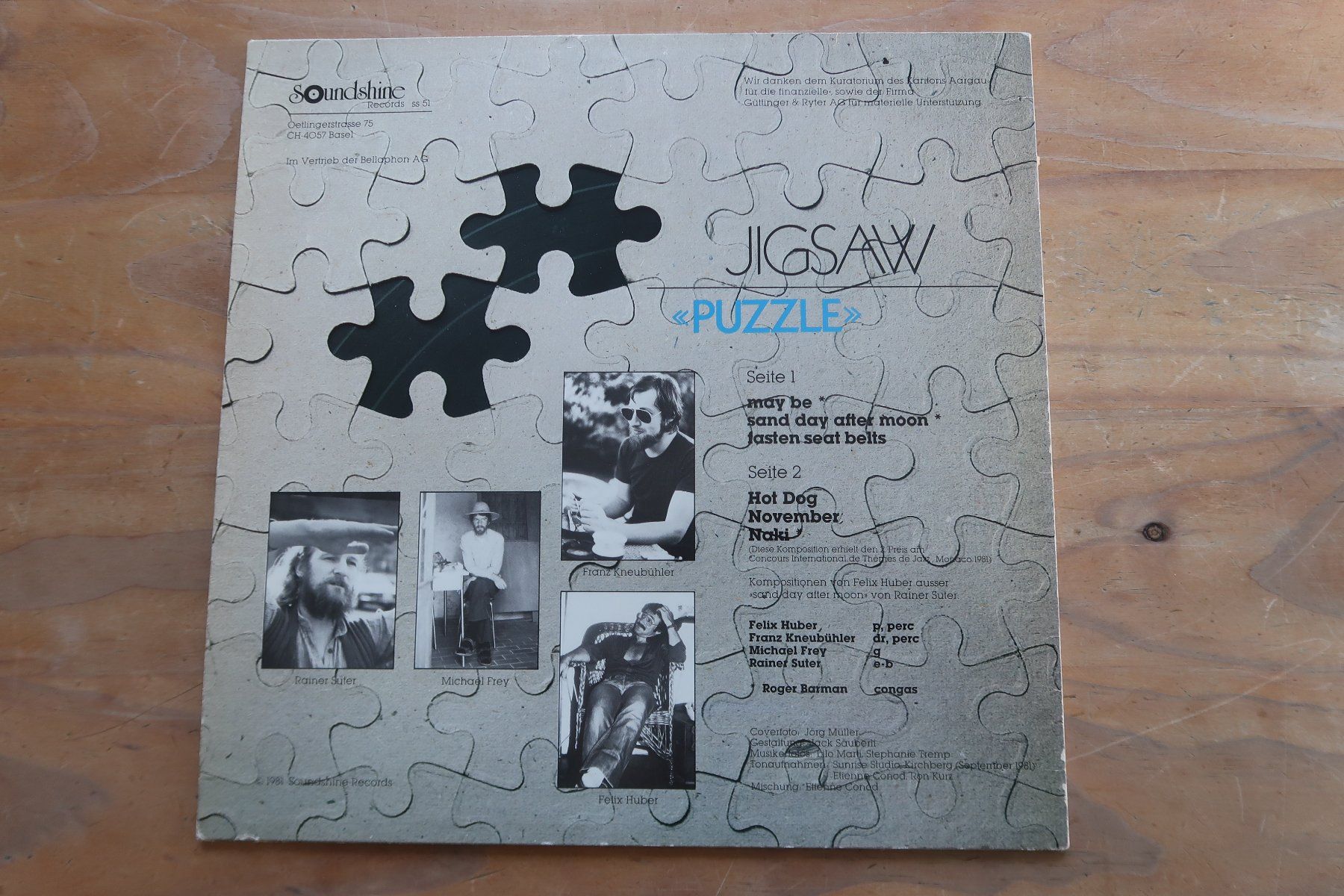 Dischi in vinile: JIGSAW - PUZZLE - VINYL LP – Usato da Basel venduto da Patiscat 1
