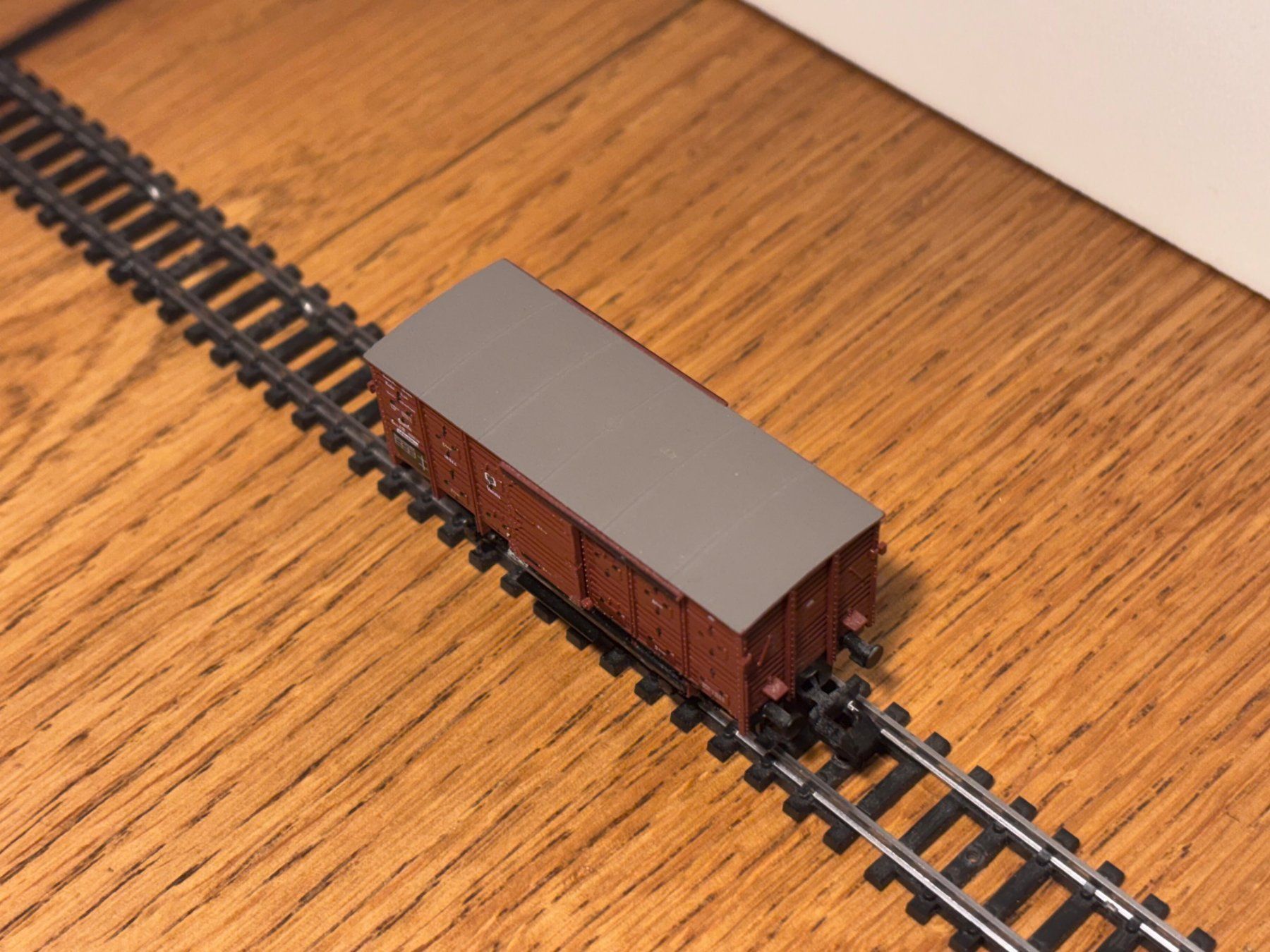 Modellini di ferrovie: e1952: Güterwagen (Spur N) – Usato da Birsfelden venduto da Birs_25 2