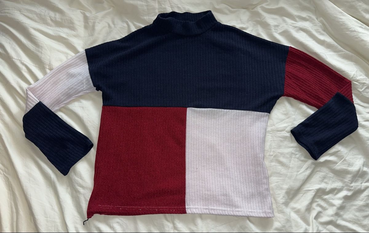 C&A Maglioni & Felpe: Farbenfroher Rollkragenpullover, Herbst-Look, Grösse M – Usato da Köniz venduto da lar_m9xk