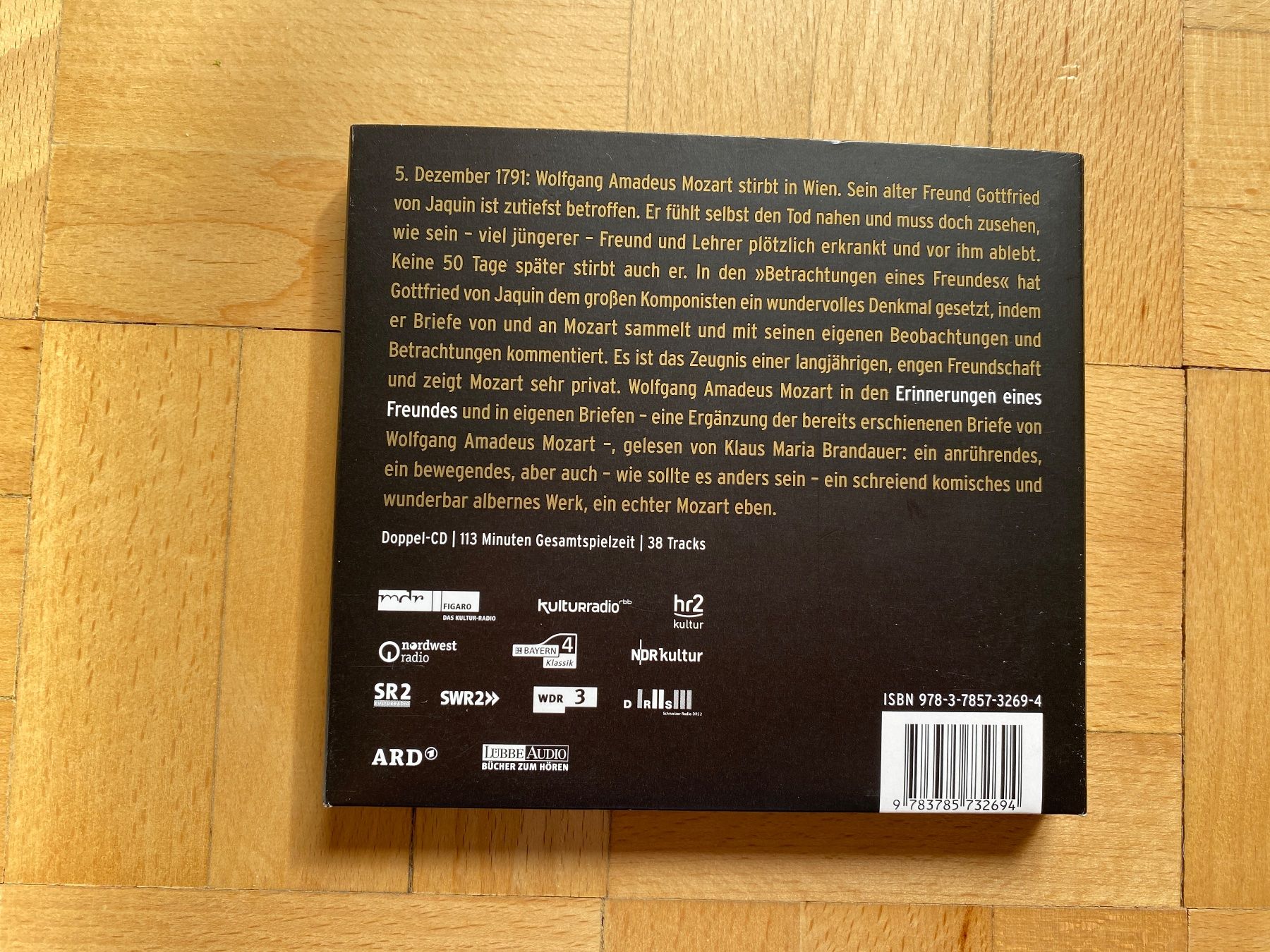 Audiolibri: Brandauer liest Mozart Teil 1+2 – Usato da Zürich venduto da Wim-Broccoli 6