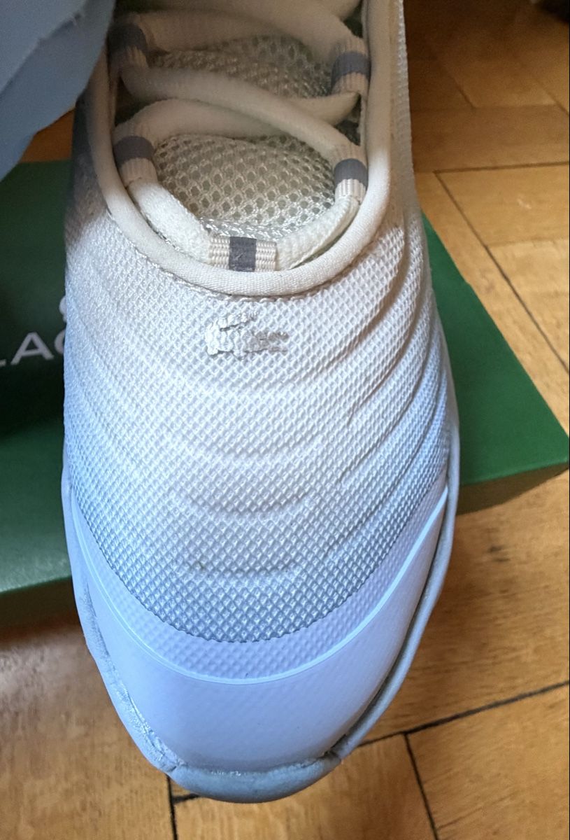 Lacoste Scarpe da donna: Lacoste Turnschuhe weiss/hellblau Grösse 39 neu – Nuovo e nell'imballaggio originale da Bern venduto da VintageRuth 1