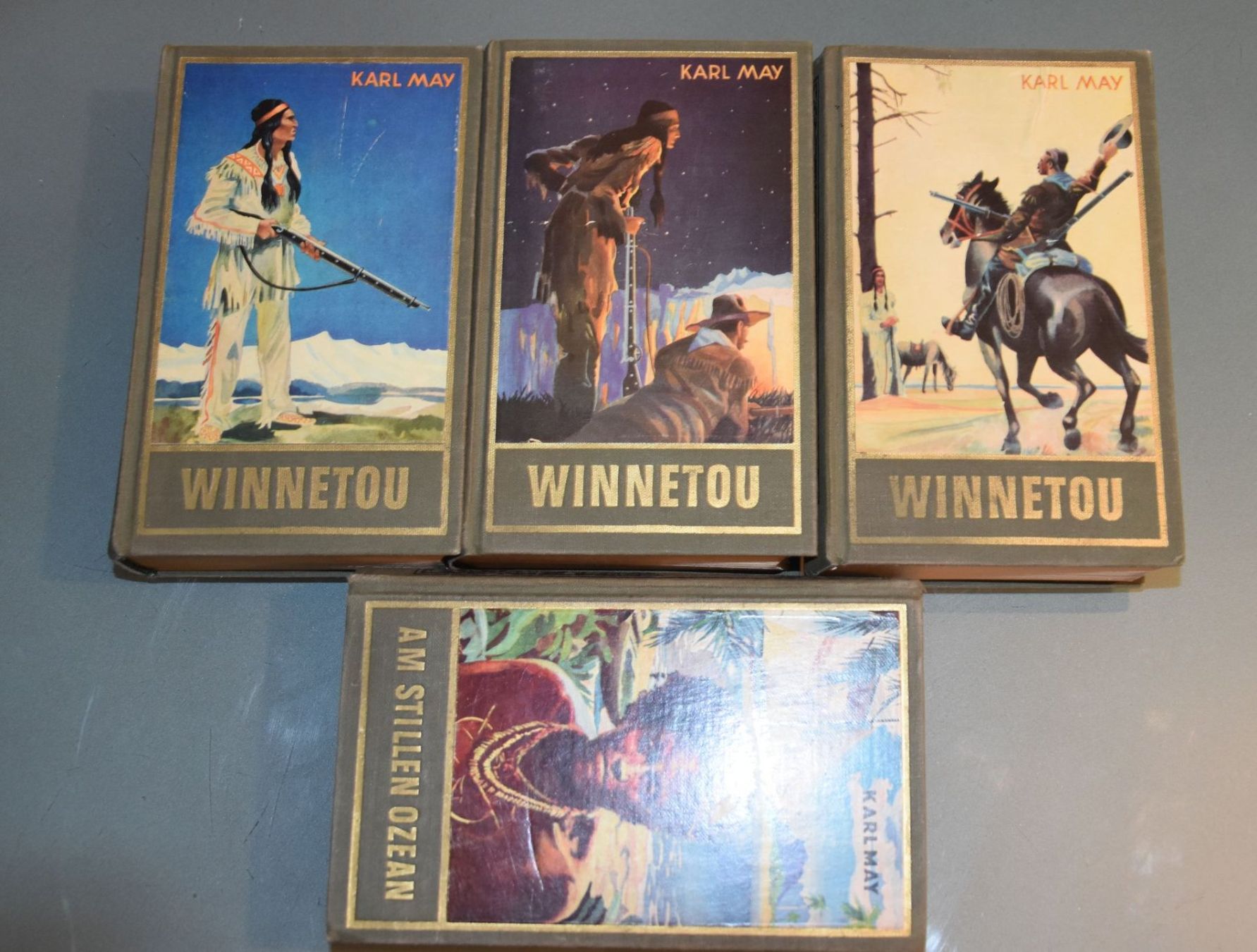 Libri: Winnetou I-III >Rarität – Usato da Liestal venduto da estreiter