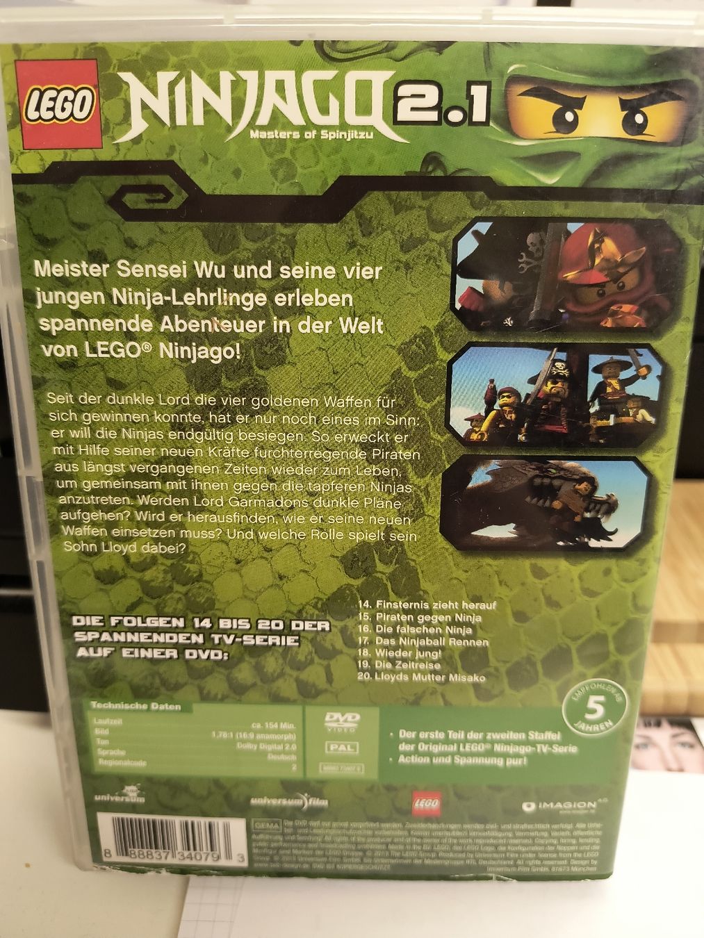 Tutti i DVDs: DVD Ninjago 2.1 – Usato da Schöfflisdorf venduto da kin_2dp9 1
