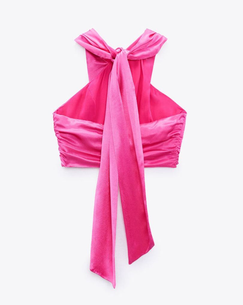 Zara Top: Zara Seidentop Neckholder – Nuovo (secondo la descrizione) da Vaduz venduto da GiuliaSu 1