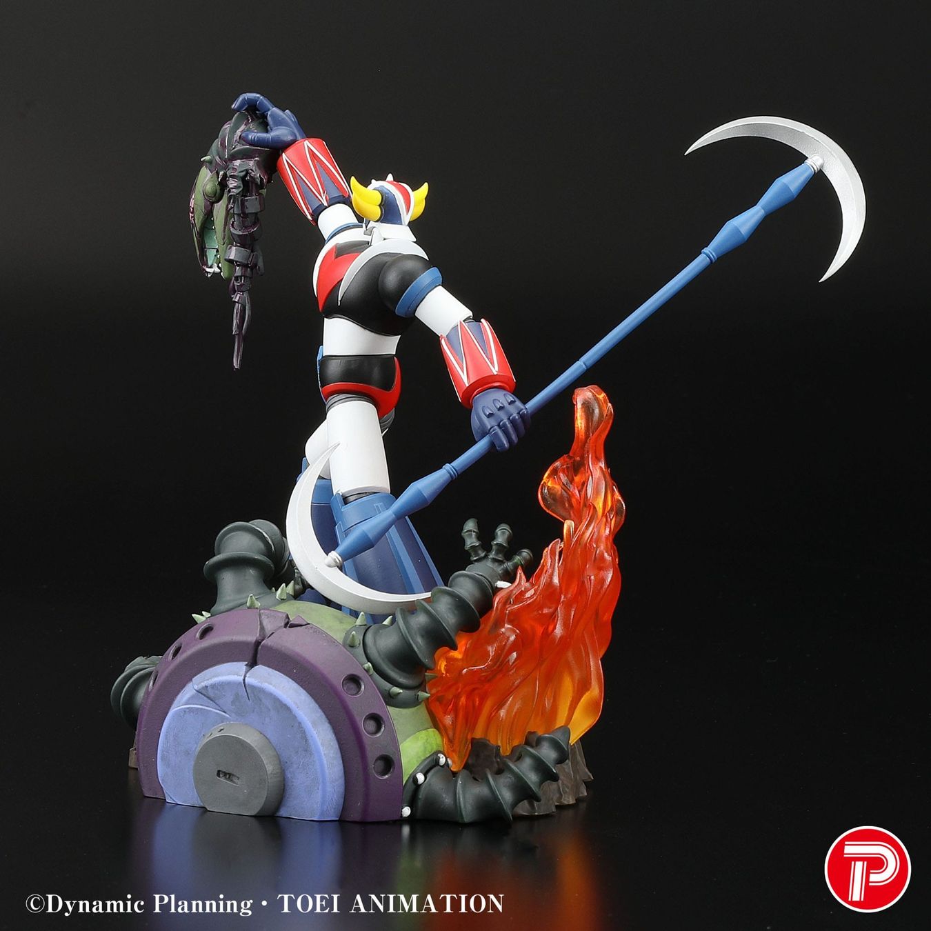 Statuette: Grendizer Scene Selection 01 Grendizer a cry of Victory 14cm – Nuovo e nell'imballaggio originale da St-Imier venduto da ATTAKSHOP 2