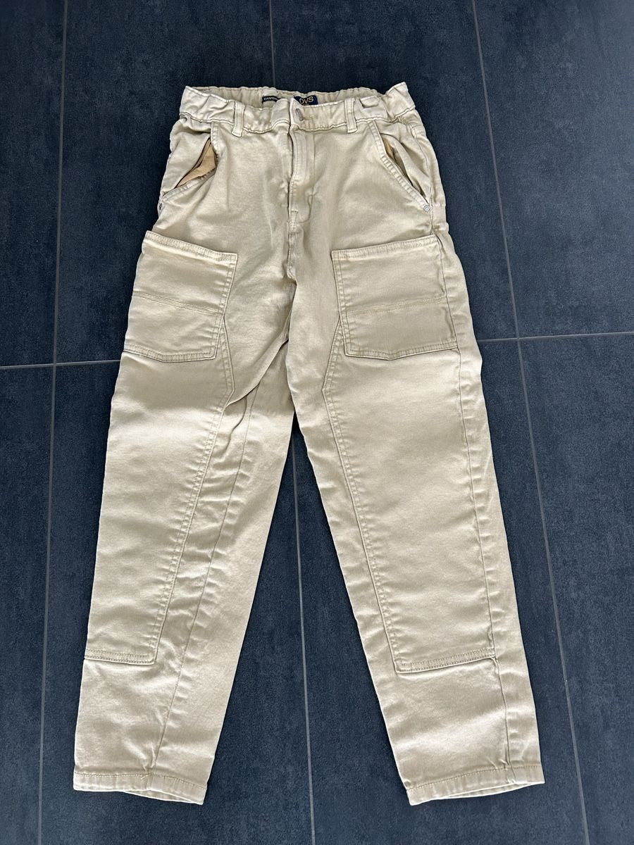 Pantalons: OVS Carpenter Hose, Beige, Gr. 152 – D'occasion à Unterlangenegg par Dodo2108