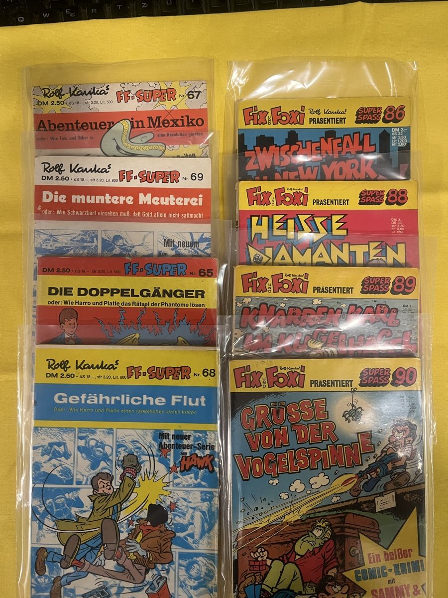 Fumetti: Comic-Hefte Fix & Foxi Super-Spass 65-69, 86-93 – Usato da Oberentfelden venduto da kar_sd97 1