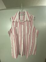 Extravagante must have Sommerbluse, rosa weiss, Gr. 44