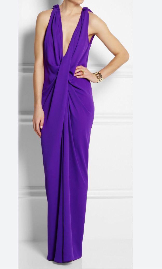 Lanvin Kleider: Lanvin Kleid Paris violett 100 % Polyester – Gebraucht aus Zollikon von rundbsurf