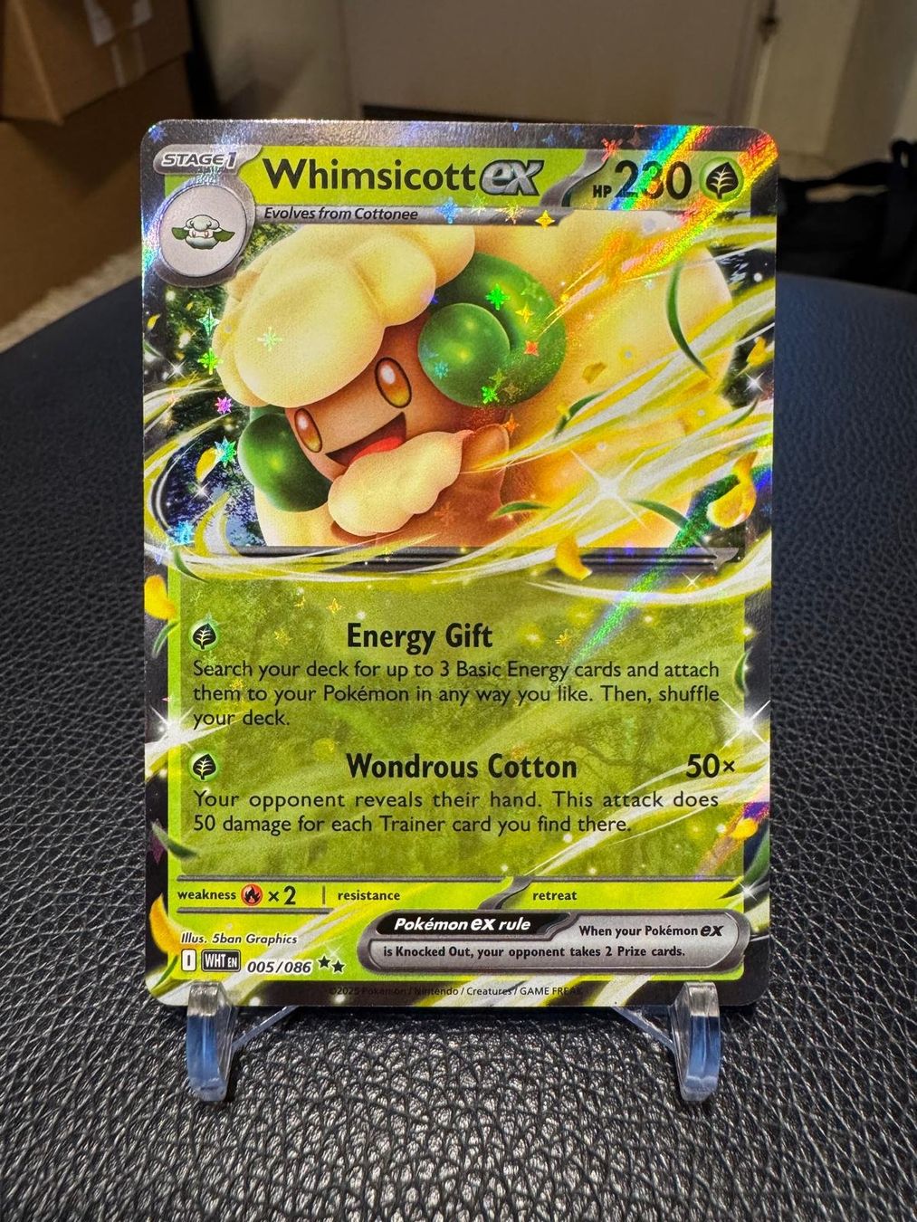 Pokémon Carte collezionabili: Whimsicott ex | Double Rare | WHT 005/086 | EN – Usato da Spreitenbach venduto da Snacky96 2
