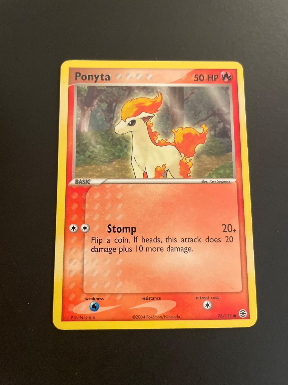 Pokémon Carte collezionabili: Ponyta 76/112 Pokemon - EX FireRed & LeafGreen – Usato da Zürich venduto da pokemon_cards