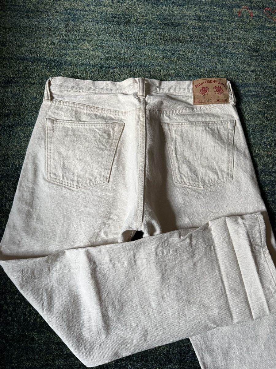 Jeans: Full Count Ecru Jeans 33/29 – Usato da Bern venduto da lars031 3