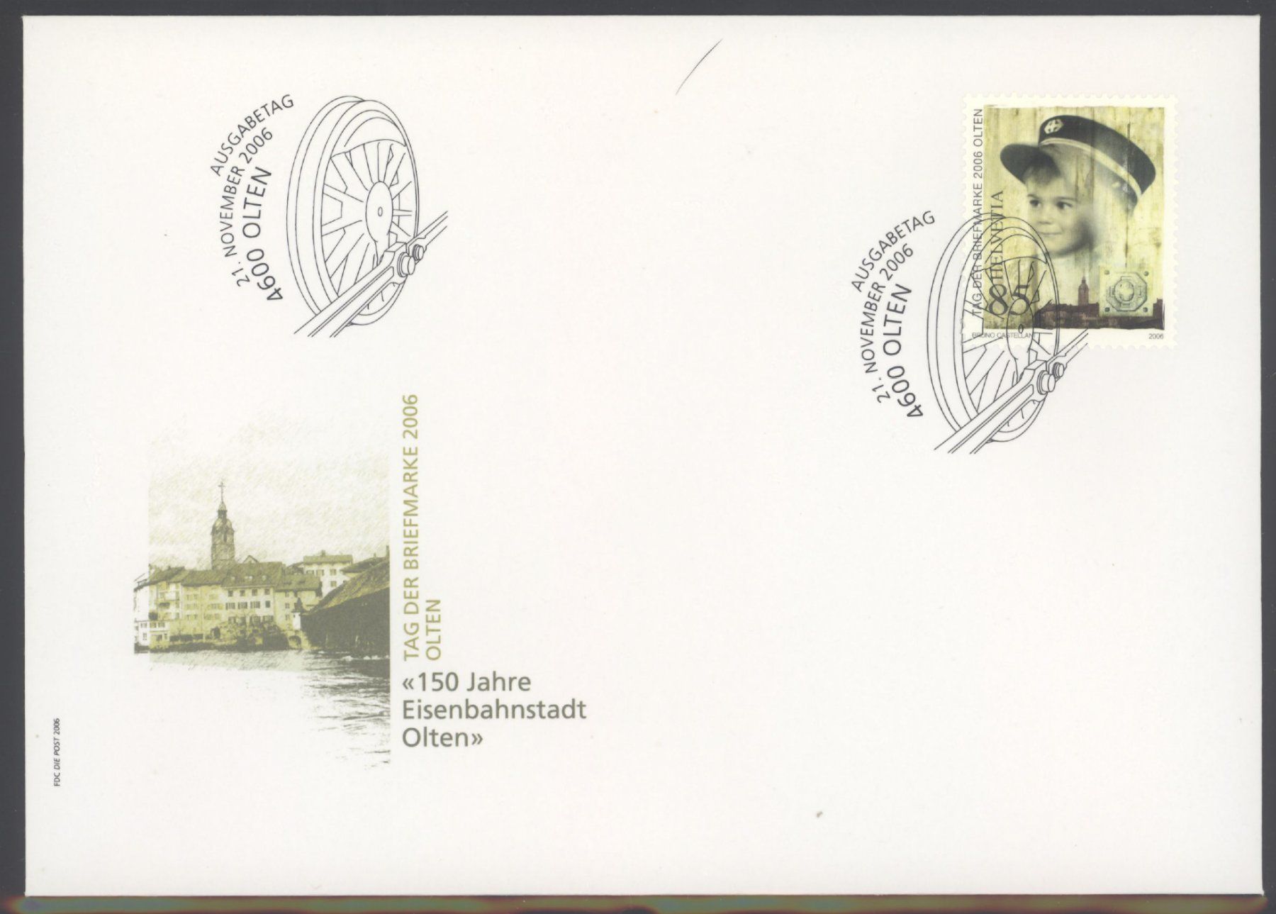 Tutti i francobolli: 2006, FDC, Tag der Briefmarke – Usato da Willisau venduto da Vollstempel