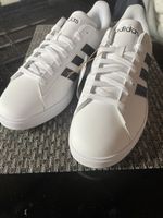 Adidas Grand Court 2.0 White/Black. Spring Style. Sz 42