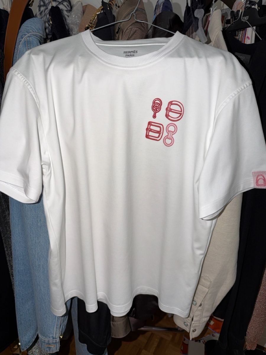 Hermès T-shirt: Hermes white t-shirt  – Nuovo (secondo la descrizione) da Genève venduto da val_rp9x