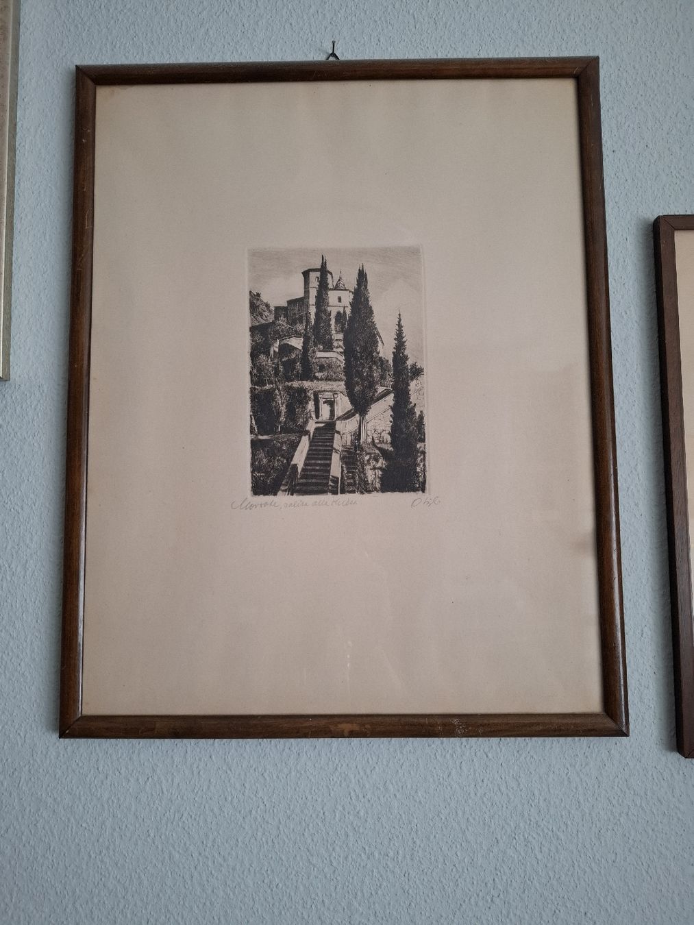 Incisioni: Morcote TI - Gravure originale signée – Usato da LA TOUR-DE-PEILZ venduto da sim_77kp 1
