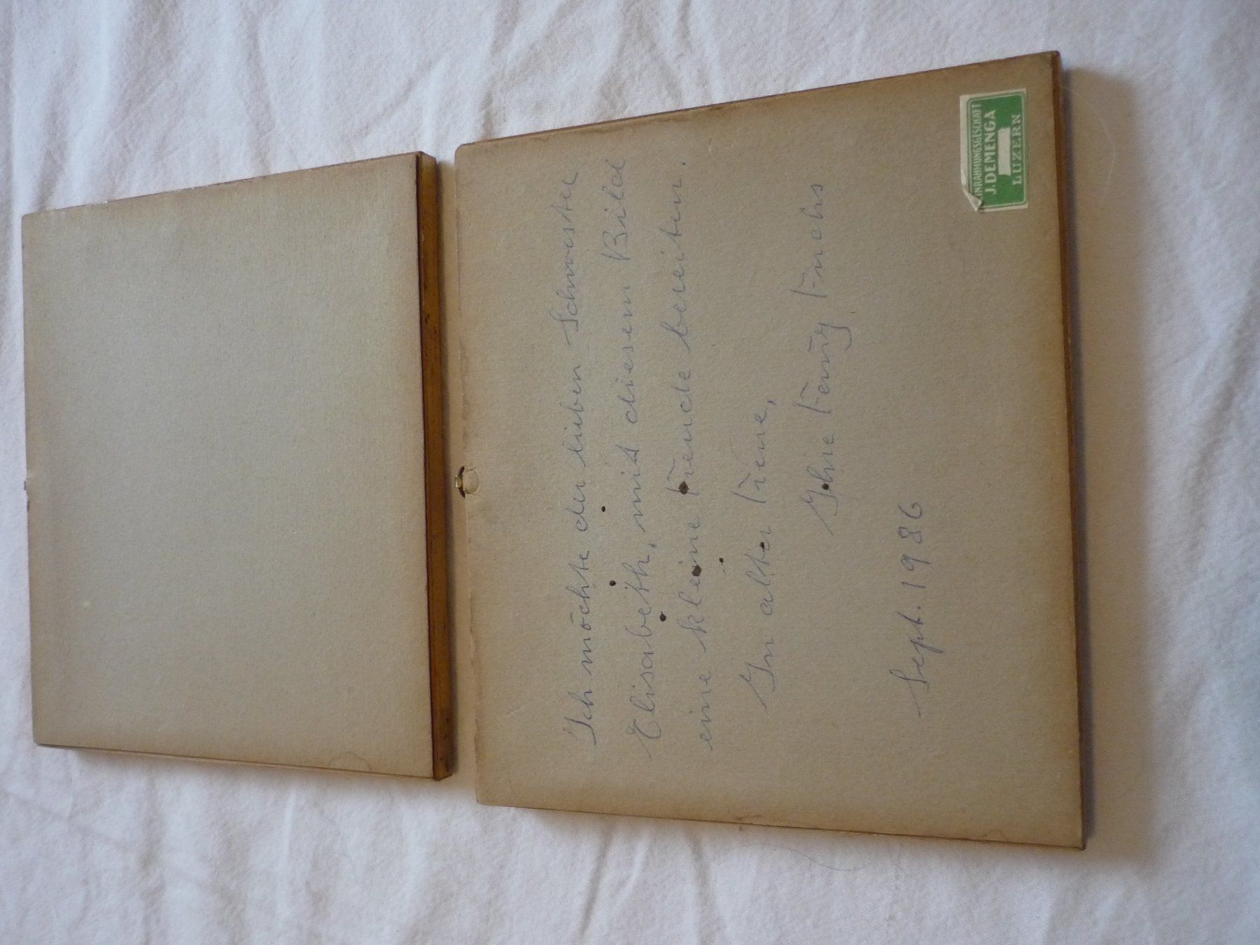 Foto & Immagini: 2 kleine Bild Antik - Chur + Rezüns – Usato da Beringen venduto da Flatretriever 3