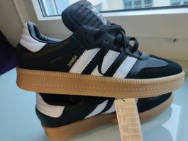 ADIDAS ORIGINALS SAMBA XL black/white sneaker US 12 EU 46,66