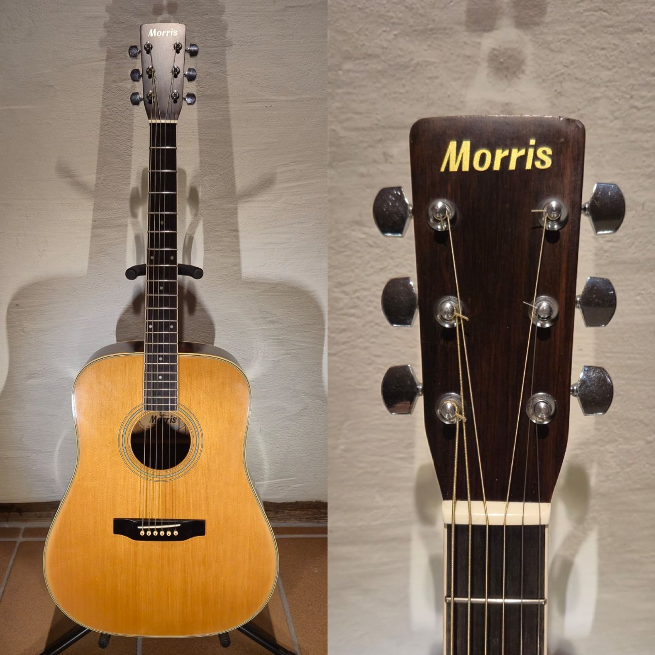 Musikinstrumente: Western Gitarre Morris WE-603 mit Pickup – Gebraucht aus Winterthur von NorrSydGuitars 1