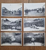 Alte Fotos Militär/Sport 6 Stk. guter Zustand