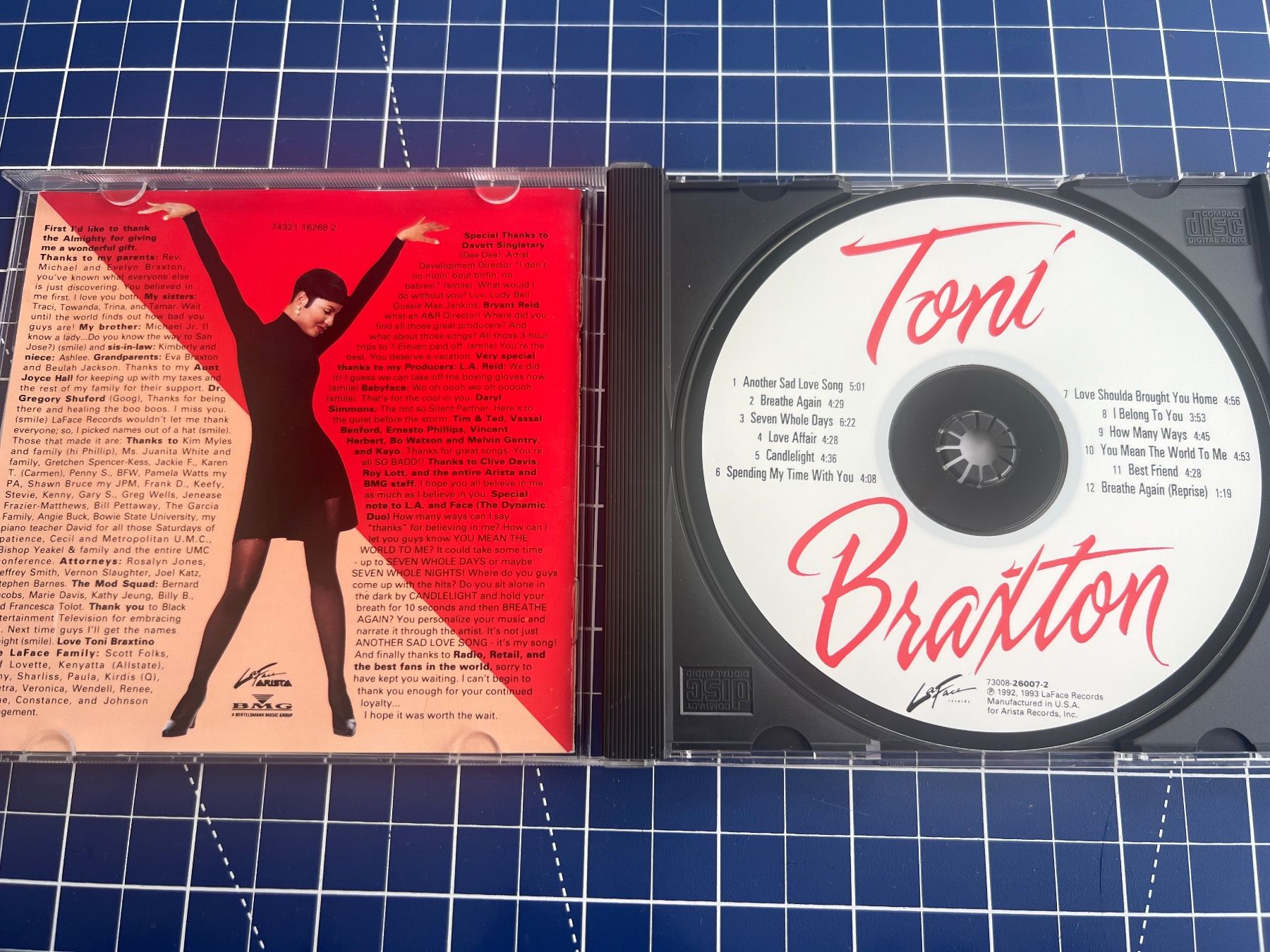 CDs: Toni Braxton – Toni Braxton – Gebraucht aus st.gallen von sophiephie 1