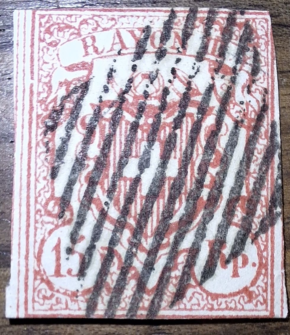 Tutti i francobolli: Rayon Nr. 20 Typ 7 OM I  – Usato da Balgach venduto da SIMEON27