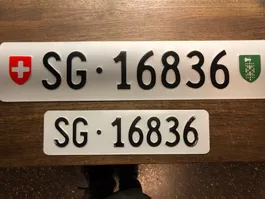 Kontrollschild * SG 16836 *