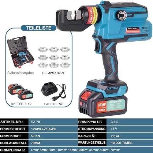 Tous les outils: Elektrische Crimpzange – Neuf avec emballage d'origine à Hundwil par Equiply 2