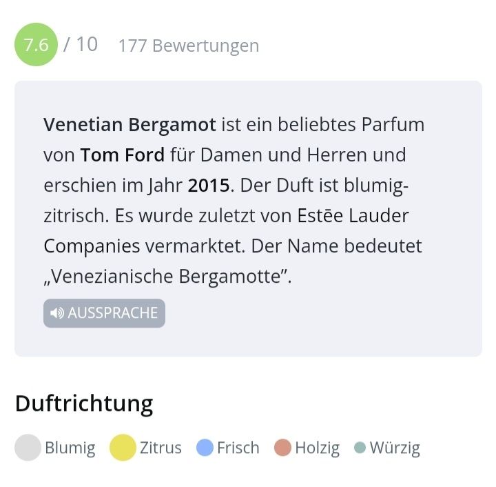 Tom Ford Parfum & Eau de Toilette: 2 ml VENETIAN BERGAMOT TOM FORD ABFÜLLUNG – Neu (gemäss Beschreibung) aus St. Gallen von CaliSunshine 3