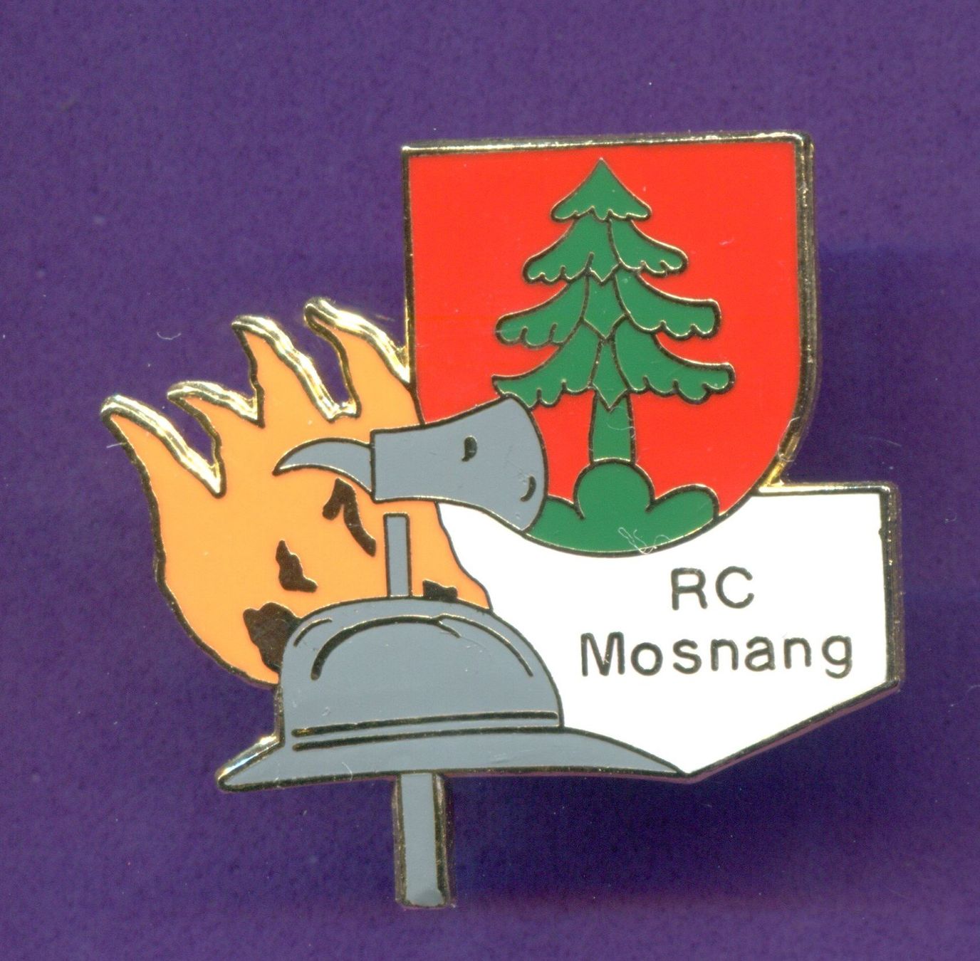 Placchette & Badge: Feuerwehr  MOSNANG – Usato da Winterthur venduto da Sammleroase